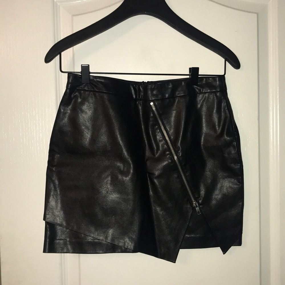 Pleather skirt